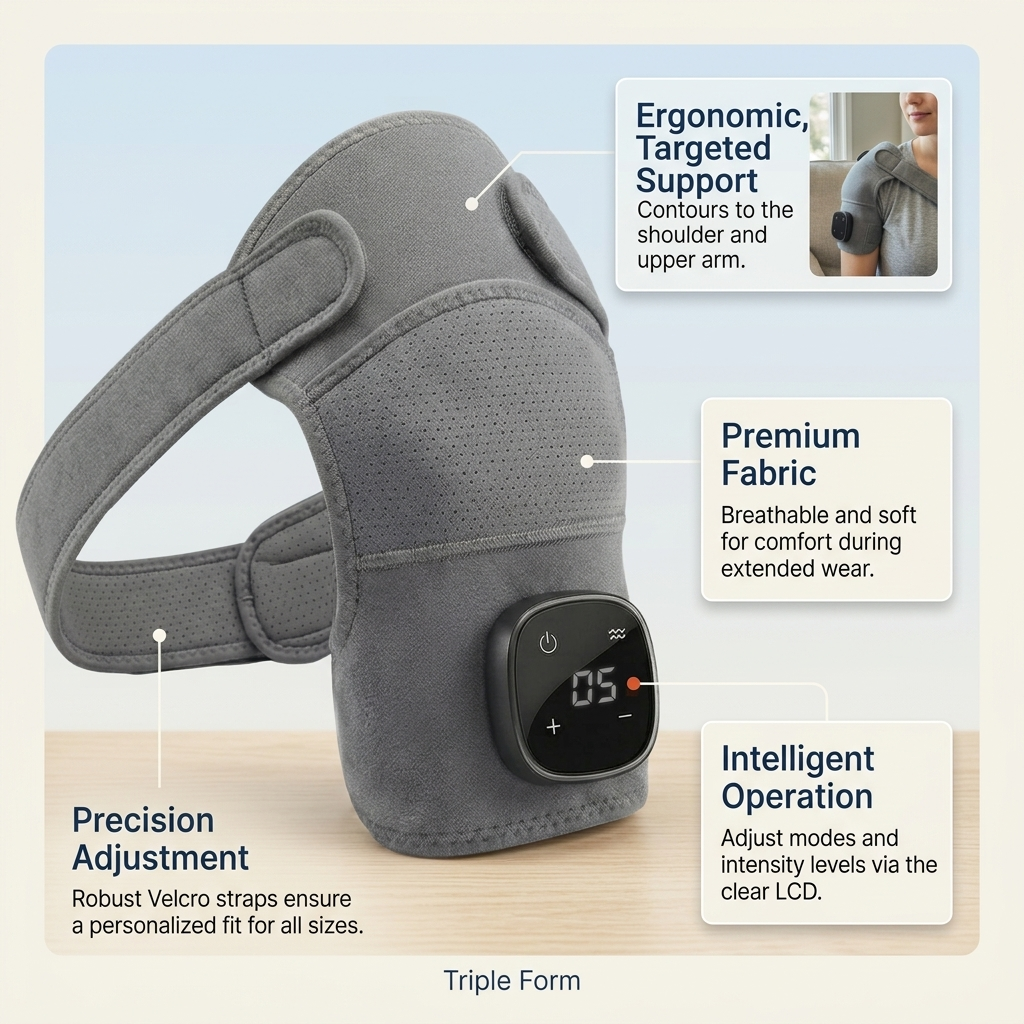 TripleForm™ - Triple Method Shoulder & Knee Massager