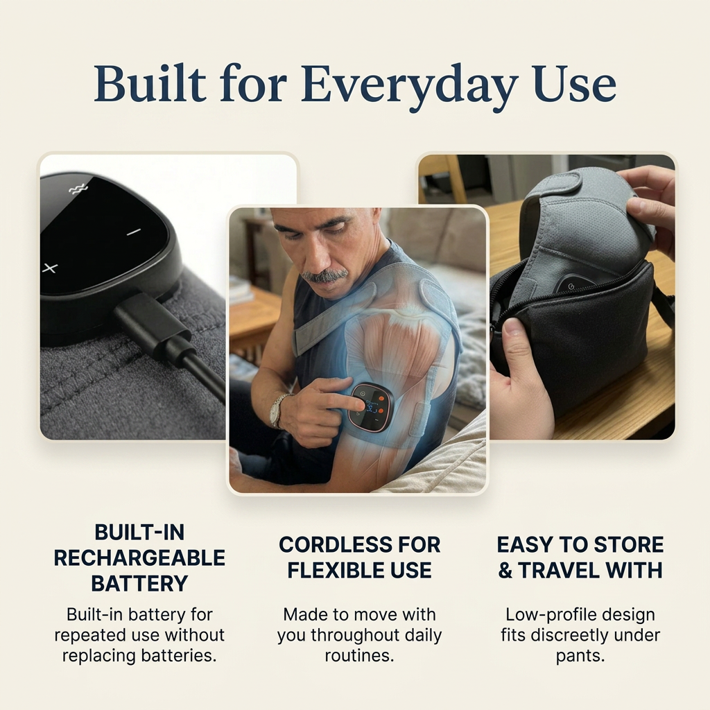 TripleForm™ - Triple Method Shoulder & Knee Massager
