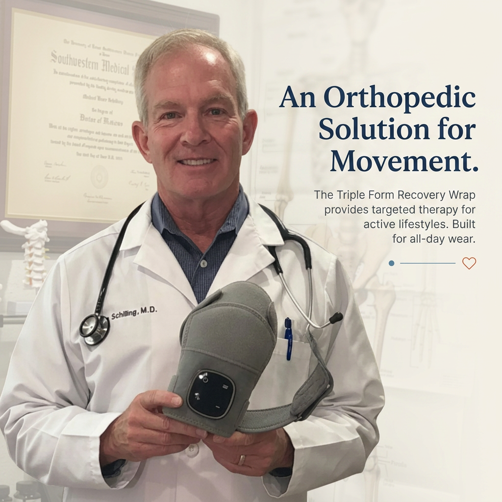 TripleForm™ - Triple Method Shoulder & Knee Massager